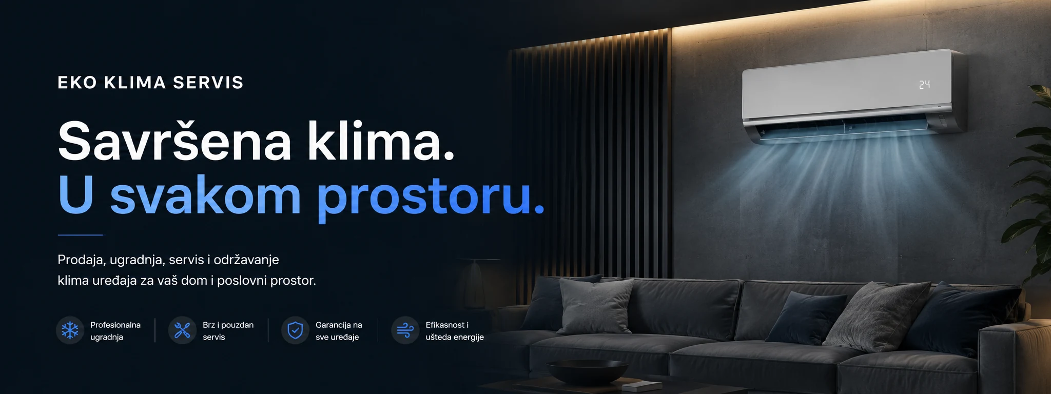 Eko Klima Servis - prodaja, ugradnja i servis klima uređaja